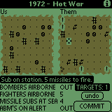 {In 1972, ABMs and bombers expended, your only hope is your nuclear submarine fleet, which has just arrived on station!}